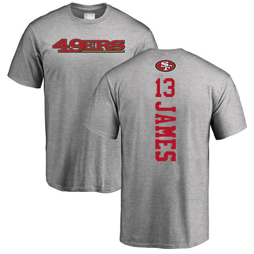 Men San Francisco 49ers Ash Richie James Backer #13 NFL T Shirt